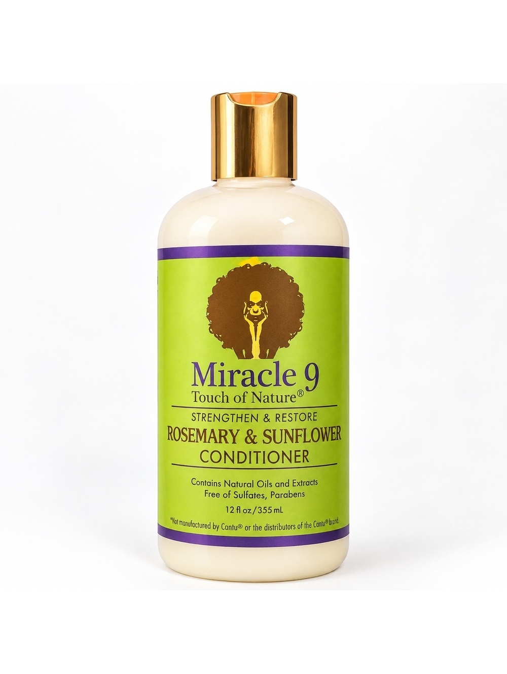 Miracle 9 Touch of Nature Rosemary & Sunflower Conditioner 12 oz NEW